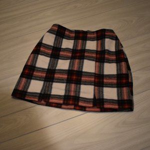 Plaid Hollister Sz S Ultra High Rise Skirt